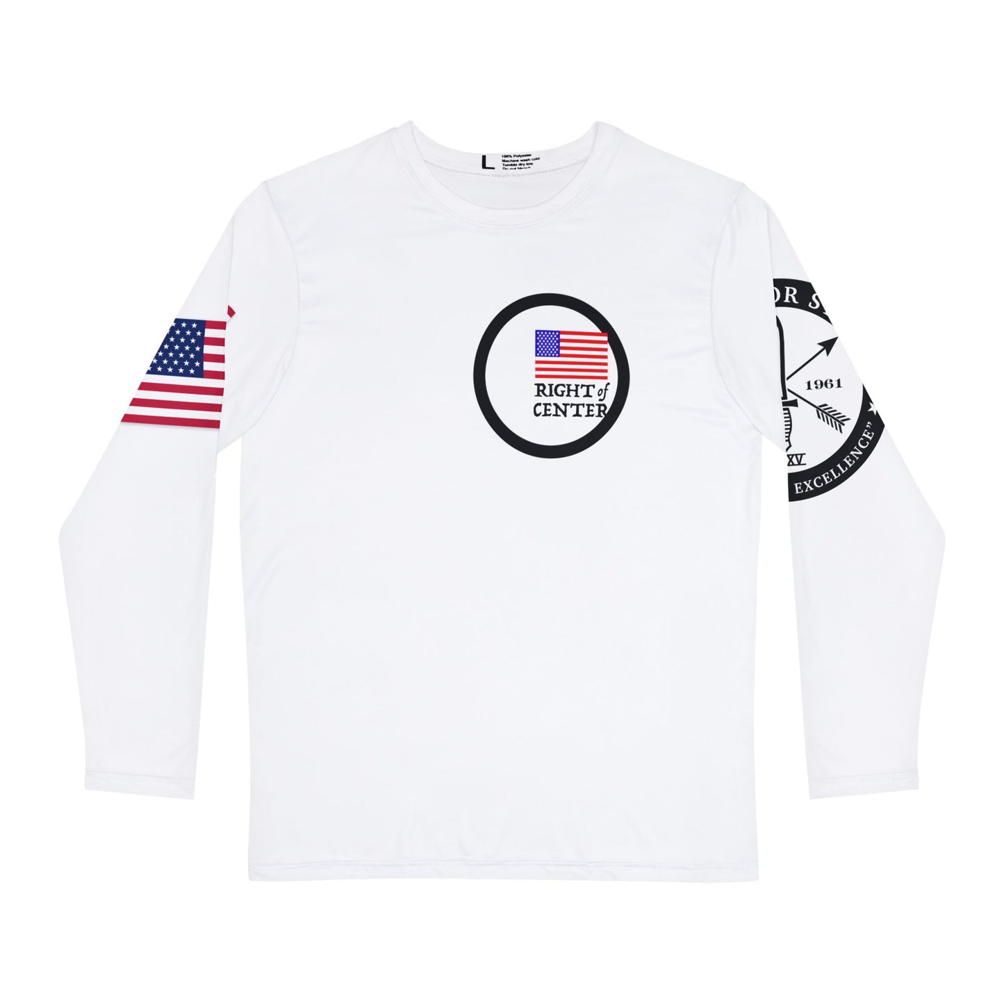 Long Sleeve Shirt — FAFO 'F*ck Around Find Out' Military Patch Tee with American Flag